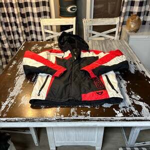 CKX Voltez Men's Insulated Snowmobile Ski Jacket Red Black White Medium